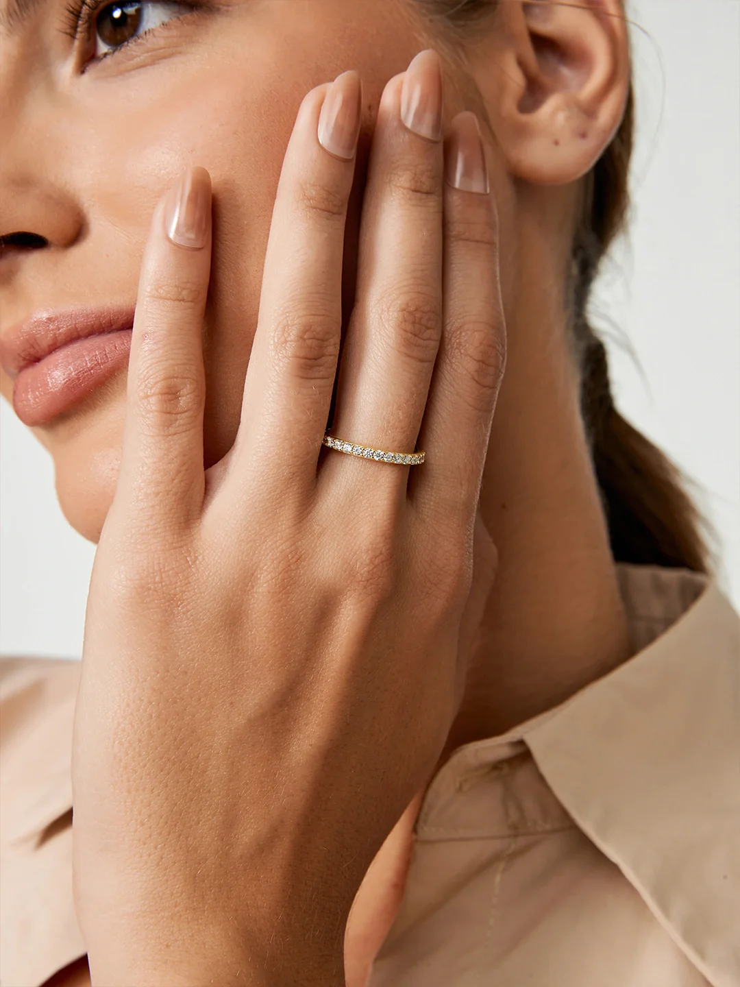 Sapphire Eternity Band Ring