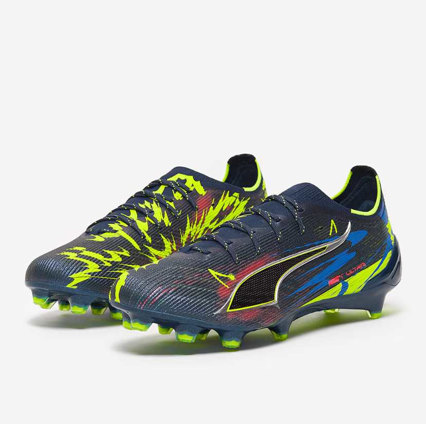 P ULTRA 6 CARBON FGDARE TO LAUNCH EDITION -PERSIAN BLUE/PUMA AGEDSILVER/PUMA BLACK/LIMESQUEEZE