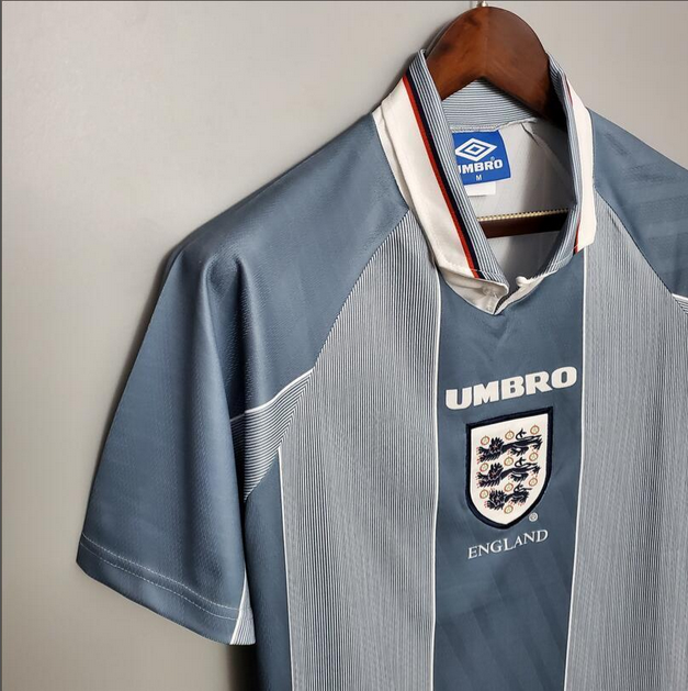 1996  England Away  Retro Football Soccer jerseys