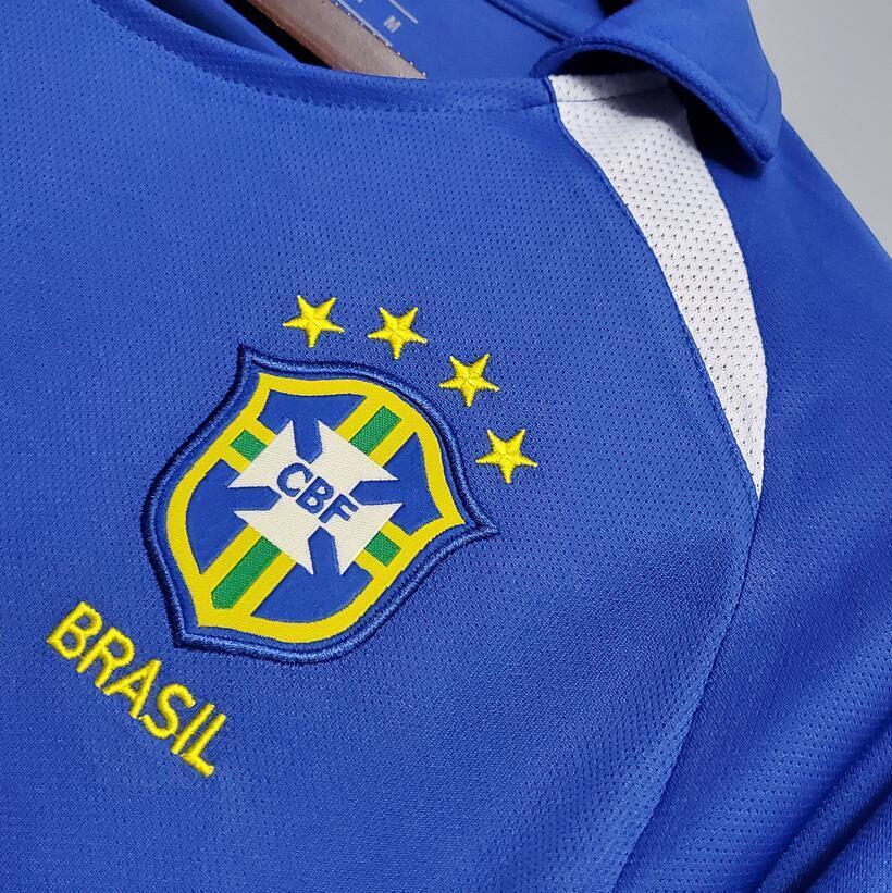 2002 Brazil away Retro Football Shirt