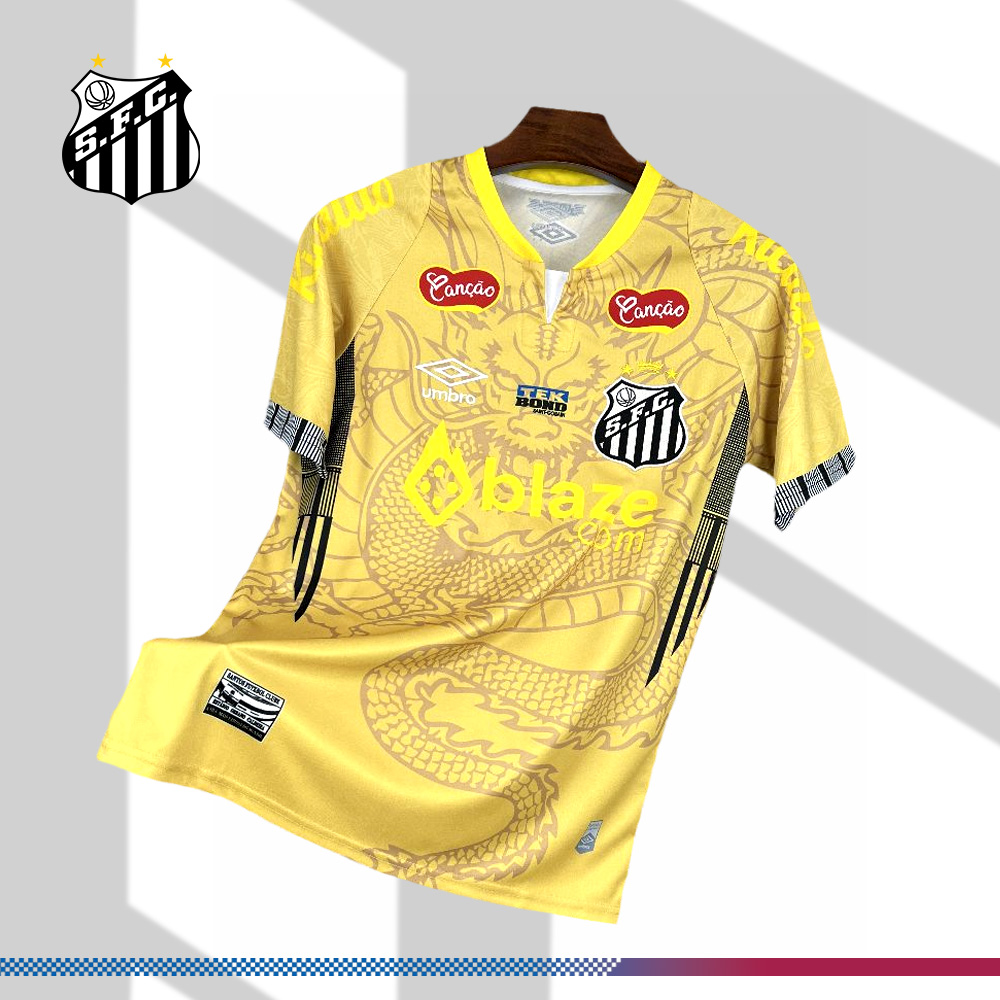 2025/2026 Santos Dragons Yellow Special Edition Football Shirt (Fan Edition)