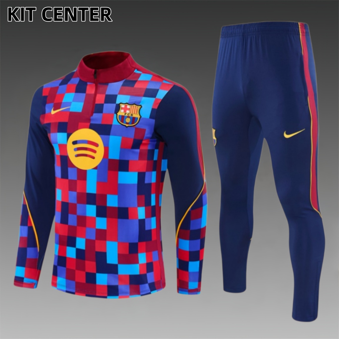 26/27 Barcelona Half Zip TrainingWear (Adult Kids Kit)