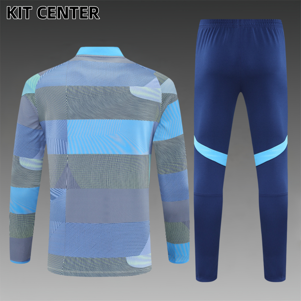 2025/2026 Real Madrid Light Blue Adult Half Zip Training Kit (Adult Kit)
