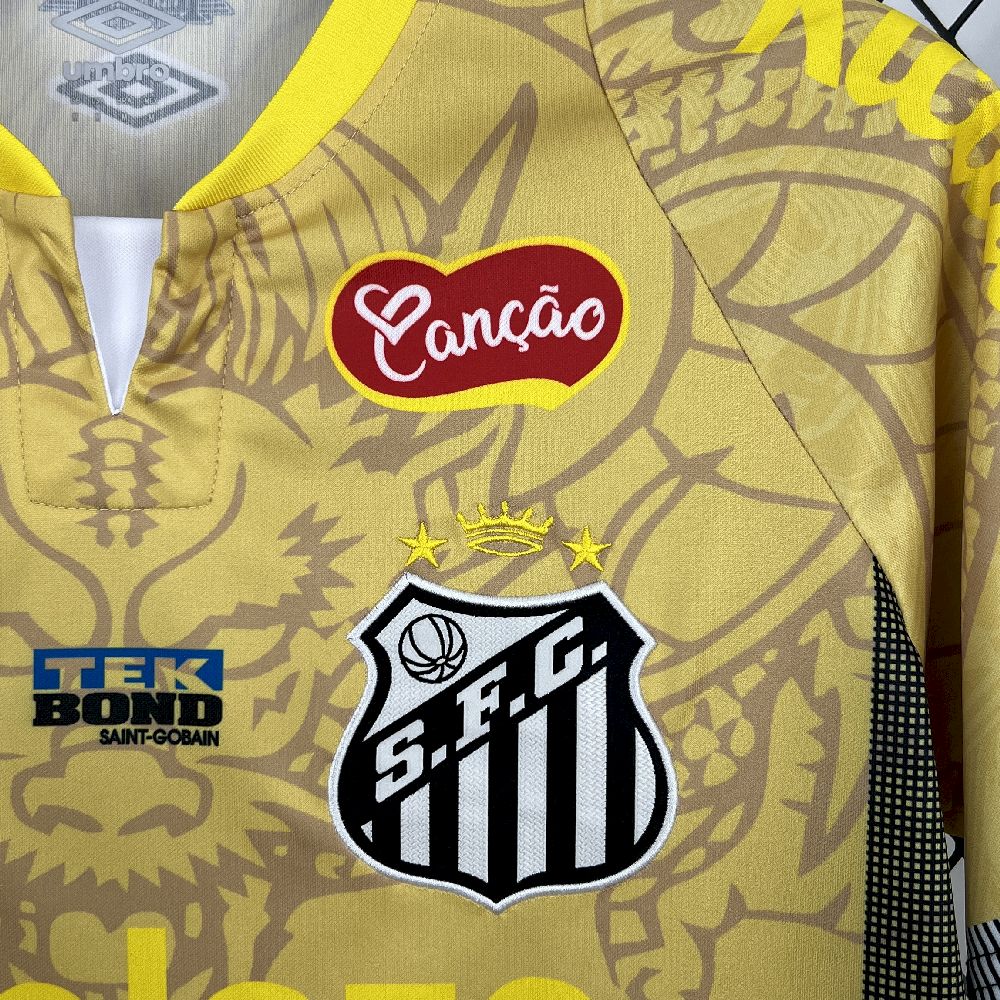2025/2026 Santos Dragons Yellow Special Edition Football Shirt (Fan Edition)