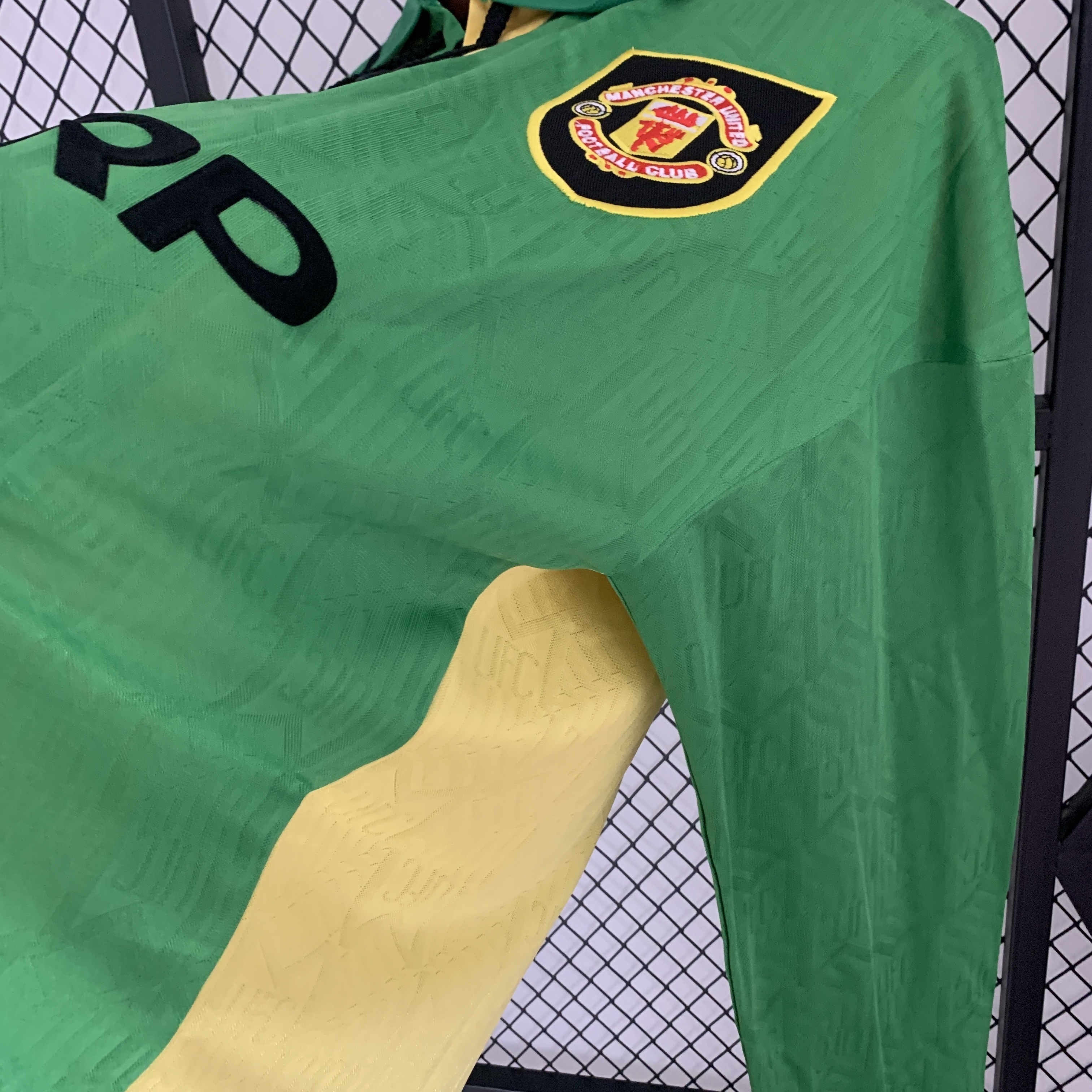 92/94 Manchester United Third Away long sleeved retro football jersey