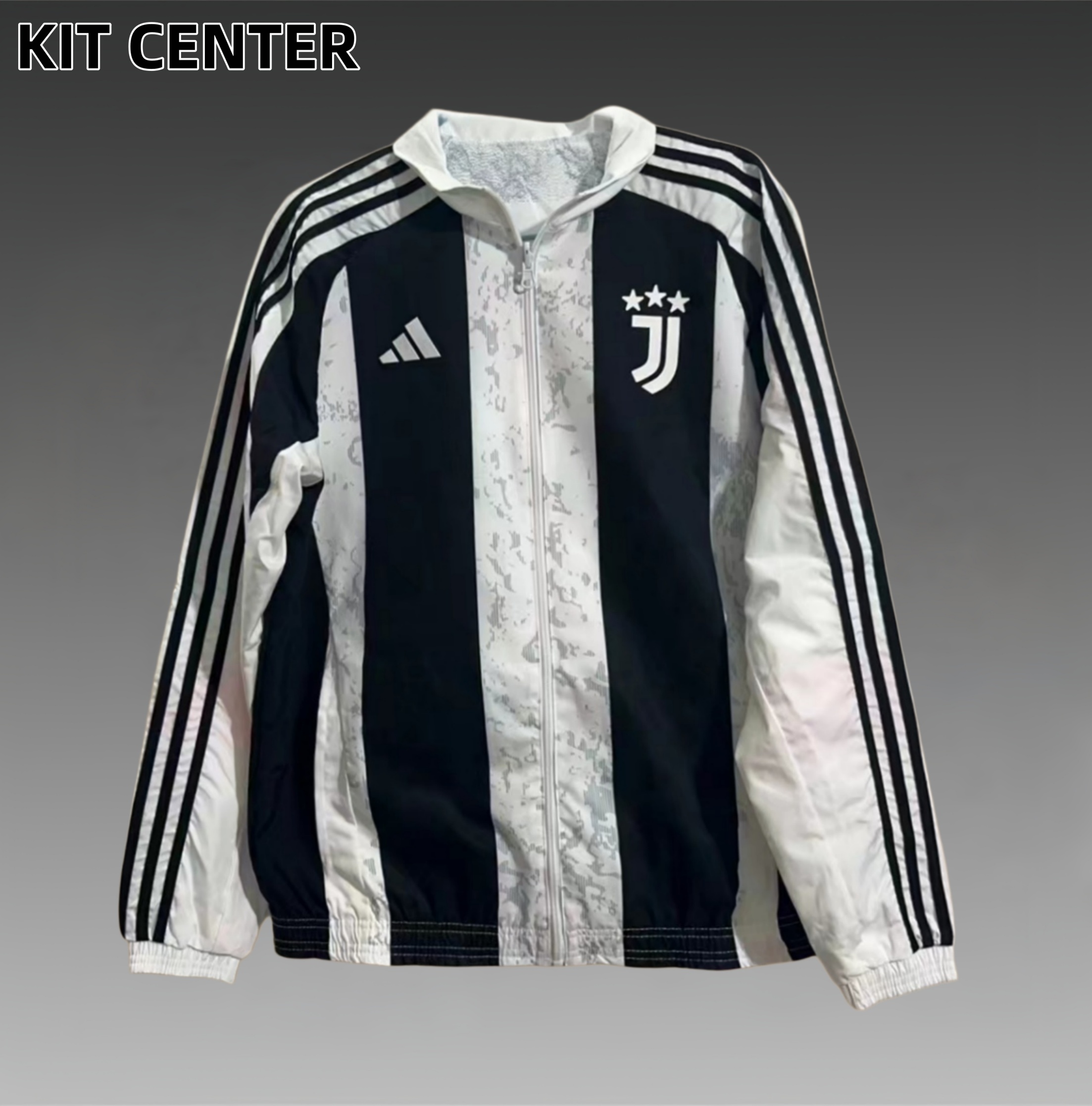 2025/2026 Juventus double-sided Embroidered Football Windbreaker