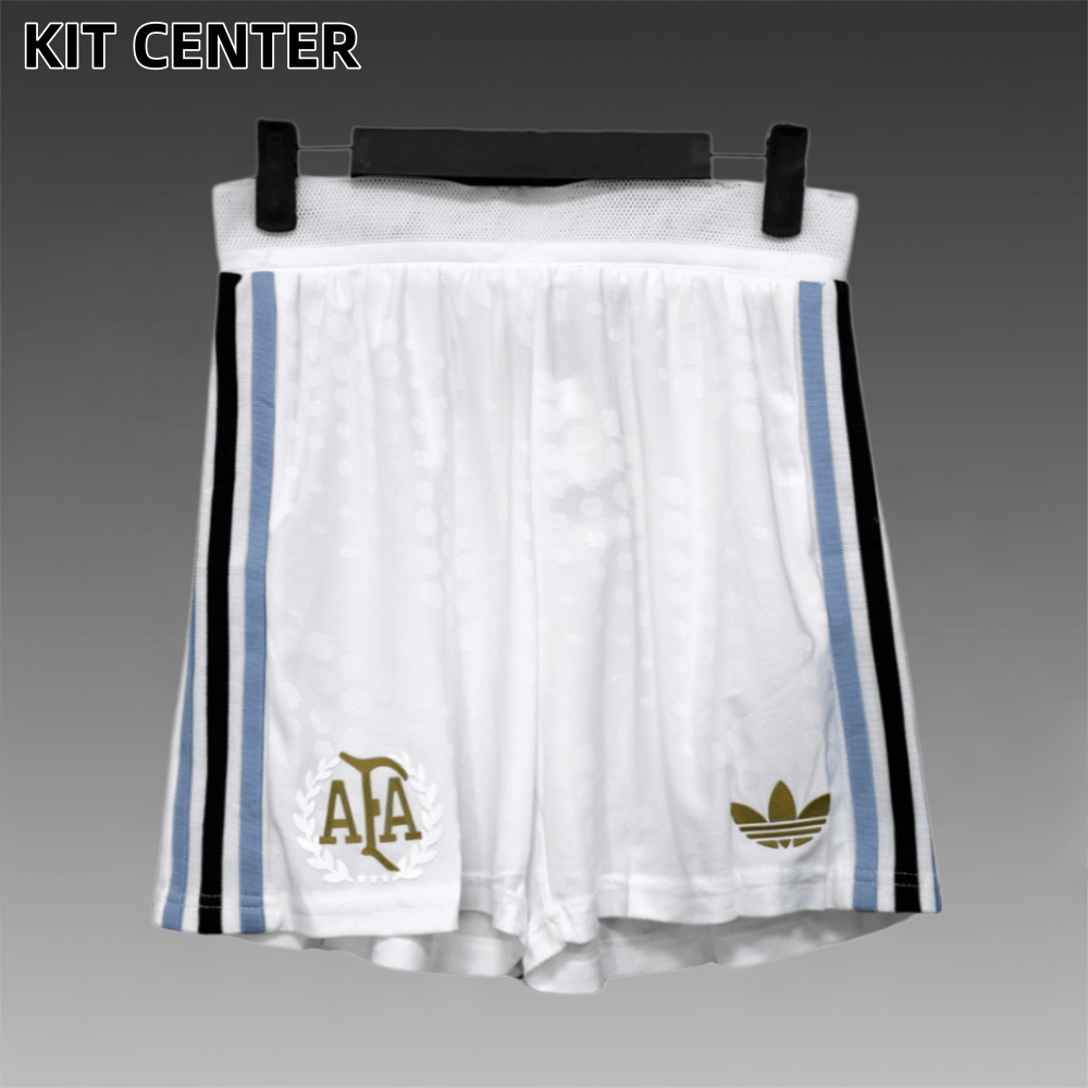2025/2026 Argentina Home White Football Shorts