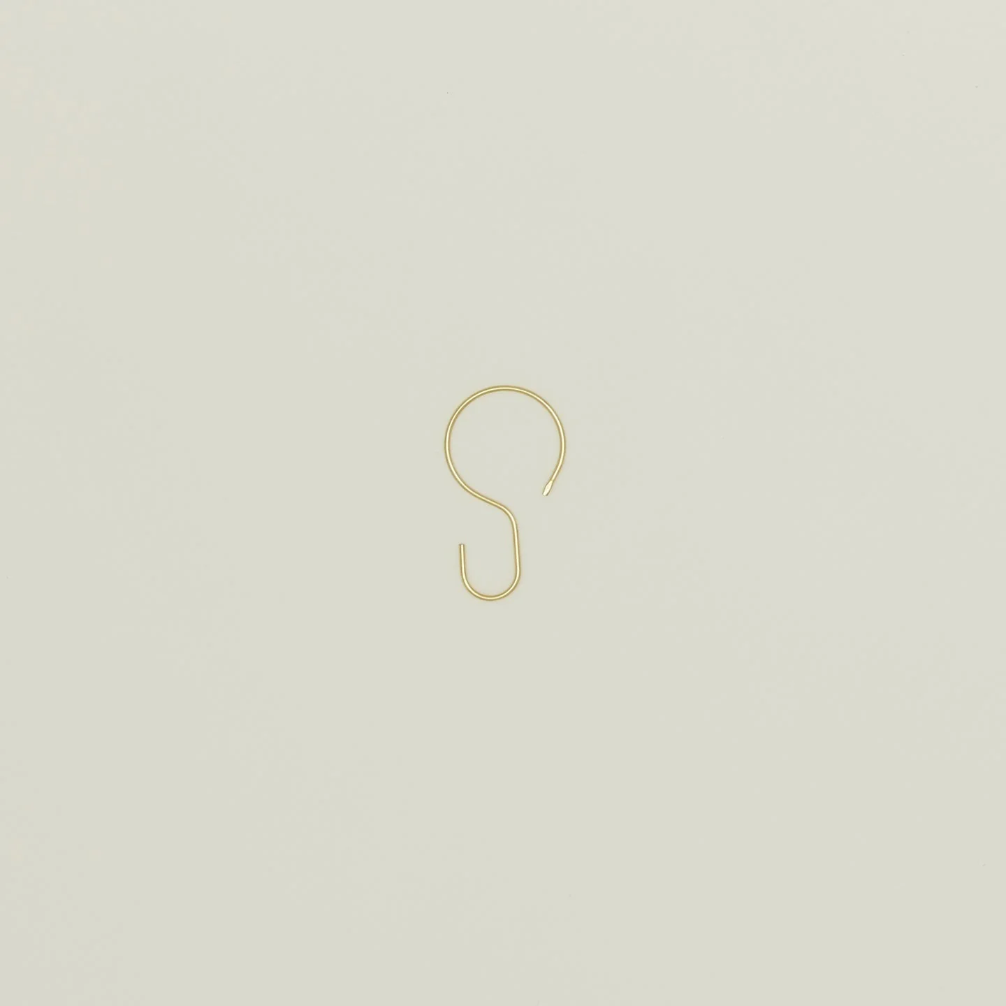 Shower Curtain Hooks, Set of 12 - Brass