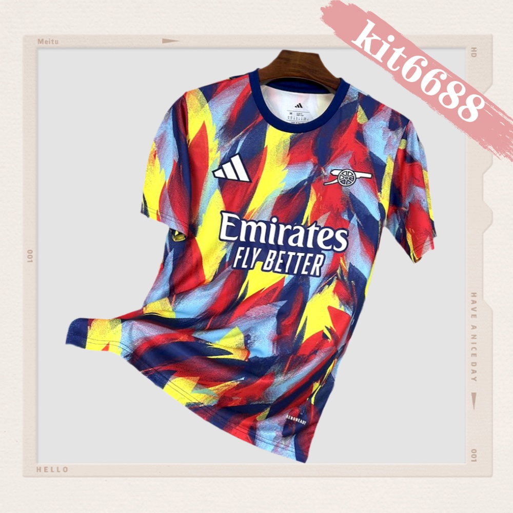 2025/2026 Arsenal Pre-match Training Football Shirt（Fans）