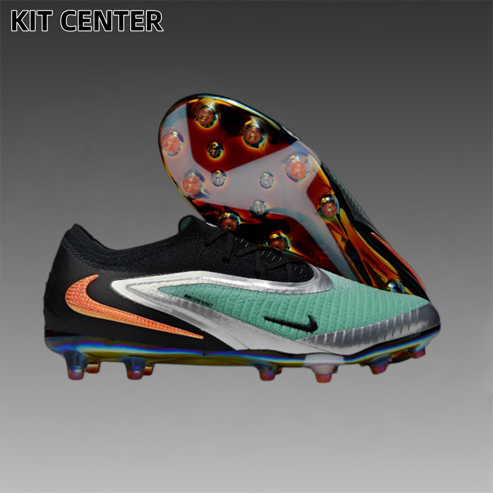 N low-top Phantom GX III double-layer waterproof fish silk fully knitted AG football shoes