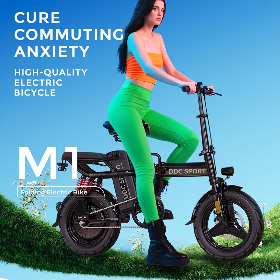 Adult folding electric bicycle, 700W peak motor + 48V 20Ah removable battery, 35 miles range/20MPH speed, suitable for urban commuting, equipped with LCD display and dual disc brakes, suitable for both men and women (load capacity 330 lbs)