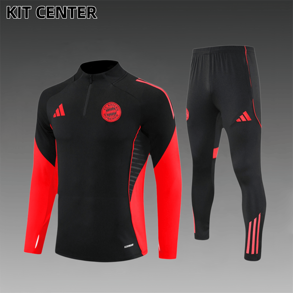 2025/2026 Bayern Munich Half Zip Kids Jersey (Kids Kit)