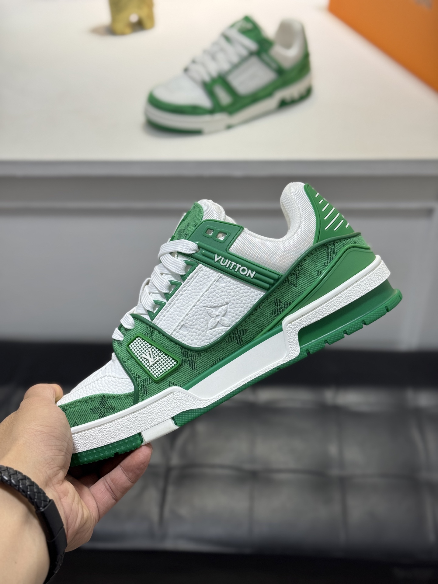 LV Louis vuitton Trainer Sneaker Low Virgil Abloh Monogram