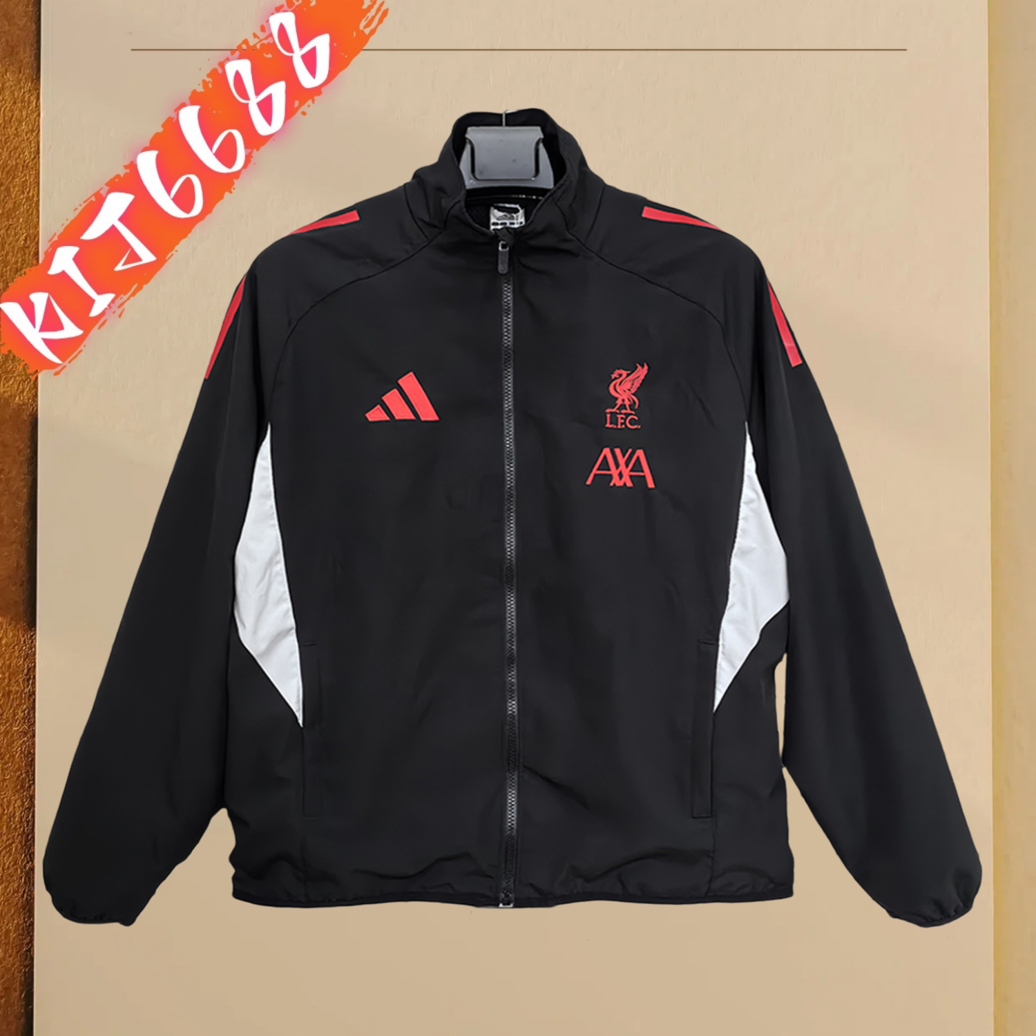 2025/2026 Liverpool Football Embroidered Casual Windbreaker