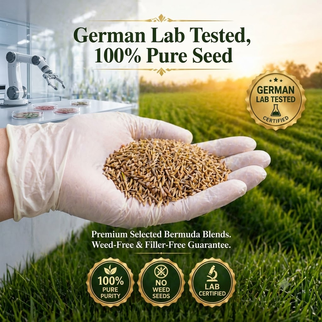 Grass Seed and Shade Grass, Grows quickly and withstands all seasons, perfect for high-quality turf and golf courses, High Germination Grass Seeds Grown in USA