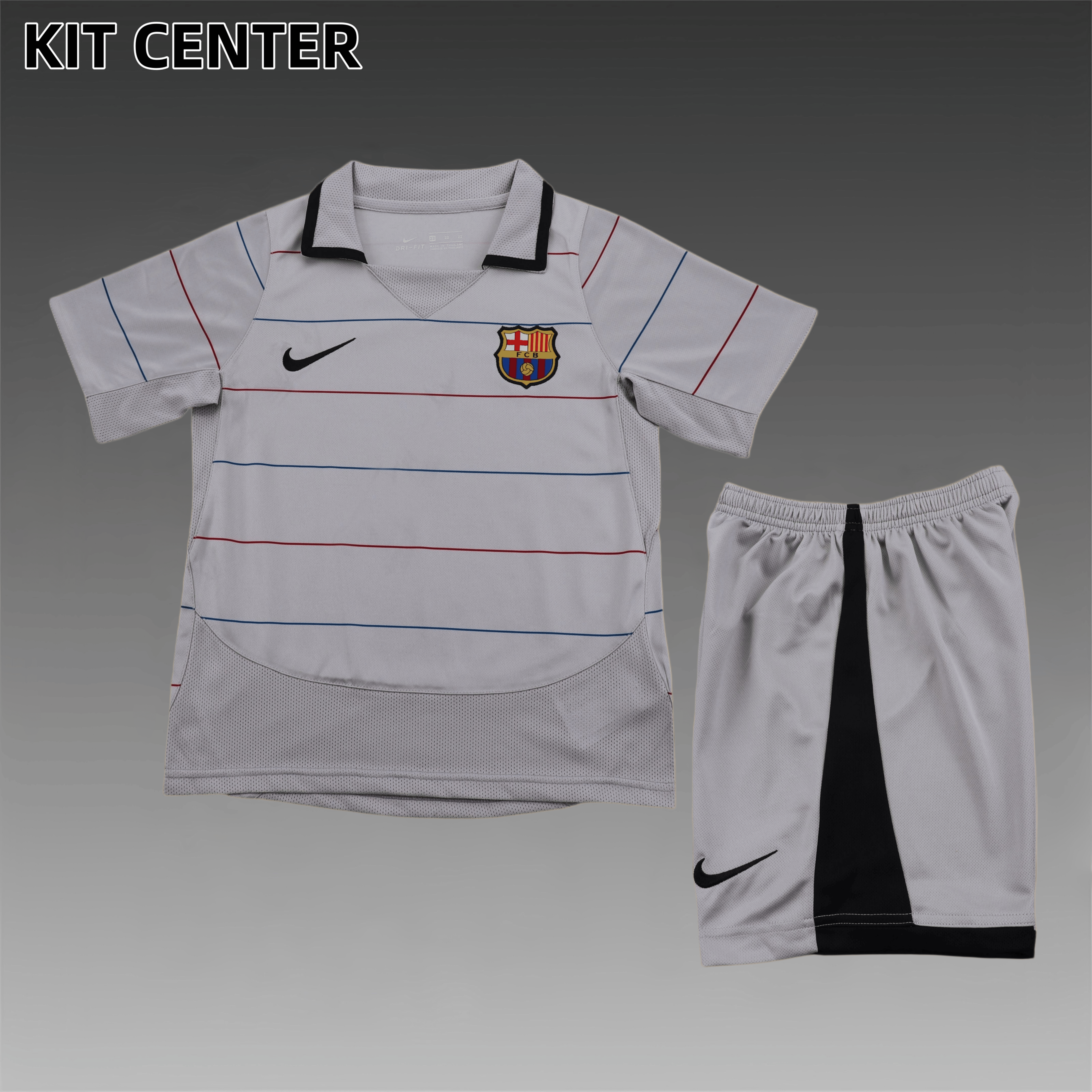 2003/2014 Barcelona Away Retro Kids Kit(Kids Kit)