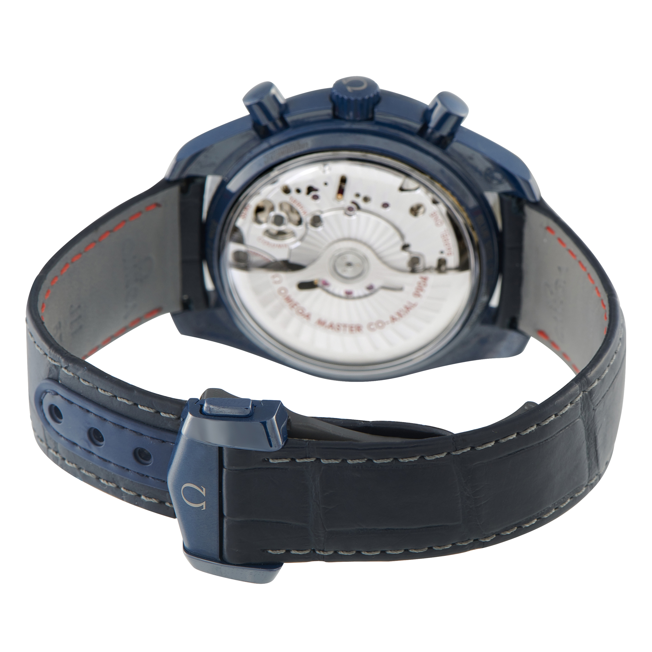 OmegaSpeedmaster Moonphase Blue Side of the Moon Ceramic Watch 304.93.44.52.03.001