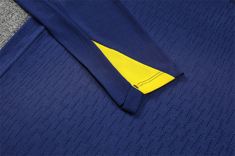 2025/2026Atletico Madrid Dark Blue Adult Half Zip Training Suit (Adult Kit)