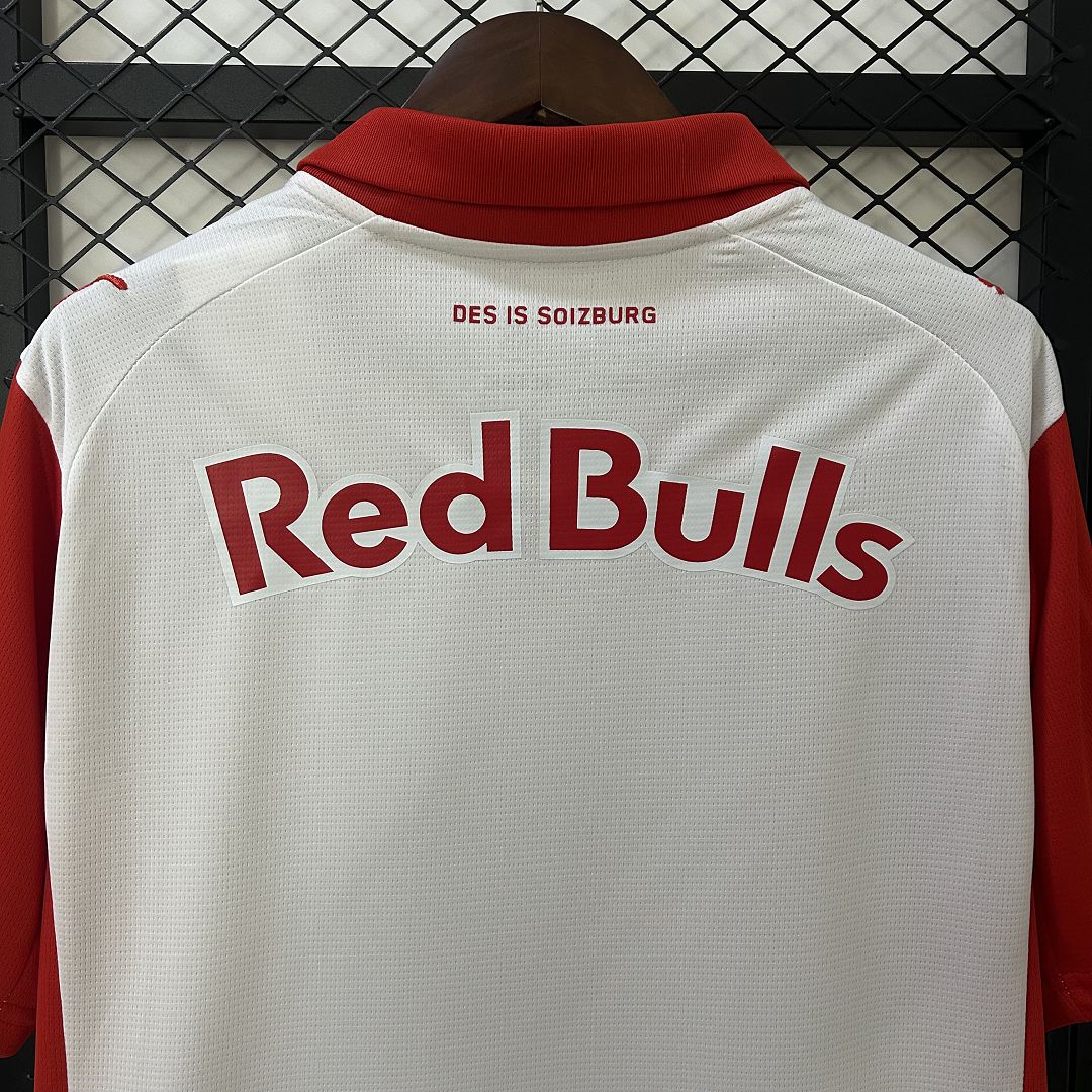 2025/2026 RB Leipzig Red and White Football Shirt (Player Edition)