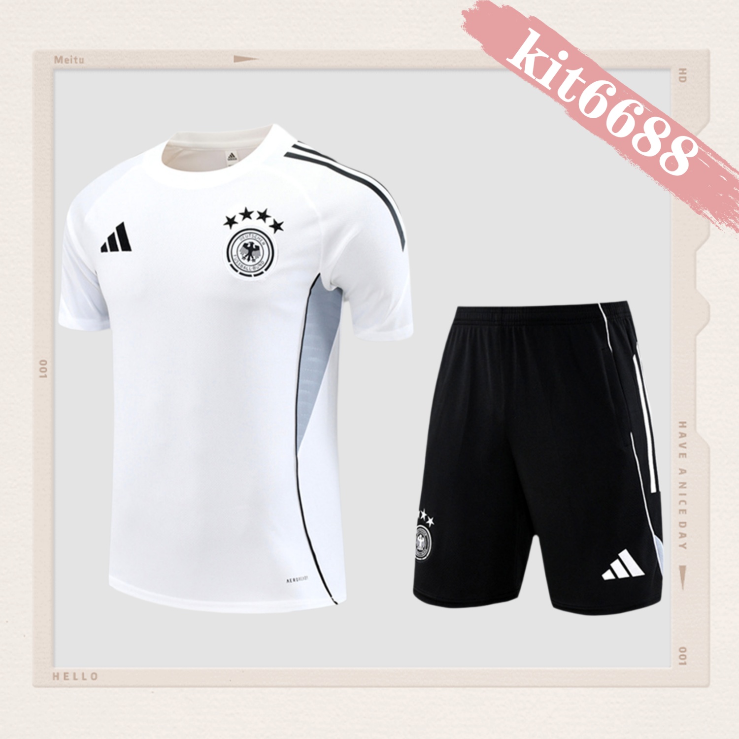 2025/2026 Germany Short Sleeve Training Kit (Kids Kit)