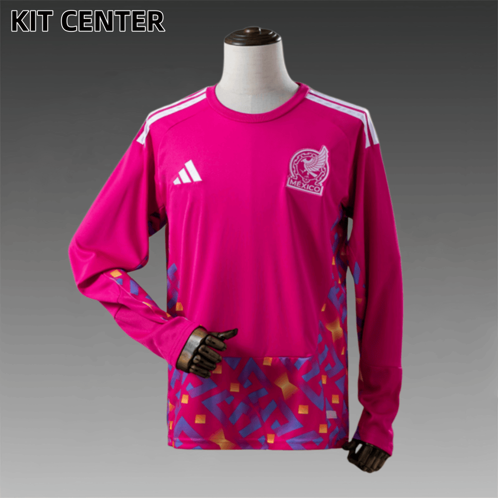 2026 Mexico Goalkeeper Long-Sleeve  Football Shirt （Fans version）