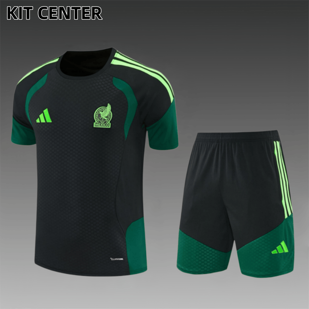 25/26 Mexico blue Half Zip Training Kit (Adult Kids Kit)