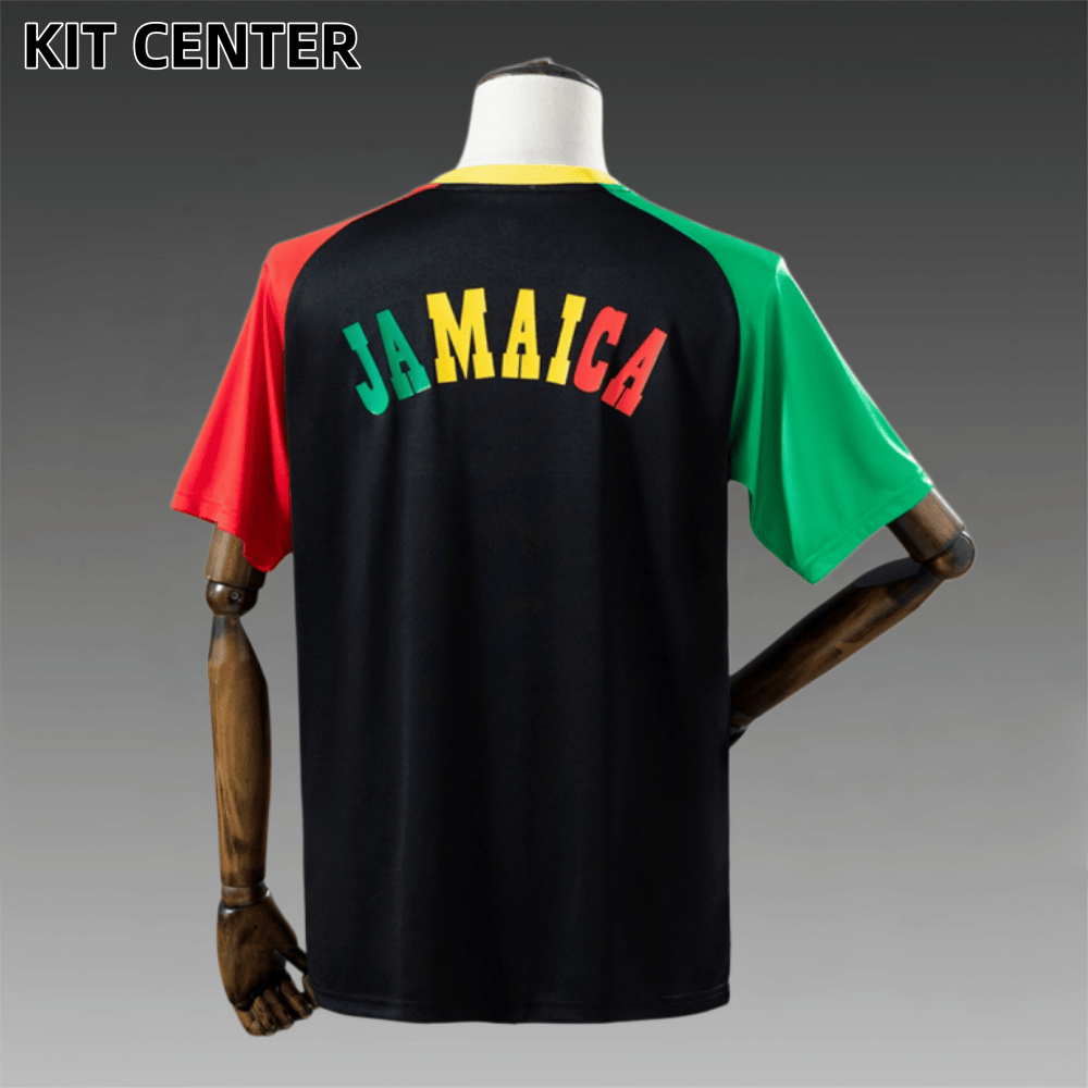 2026 Jamaica Pre-Matchblack Football Shirt (Fans version)