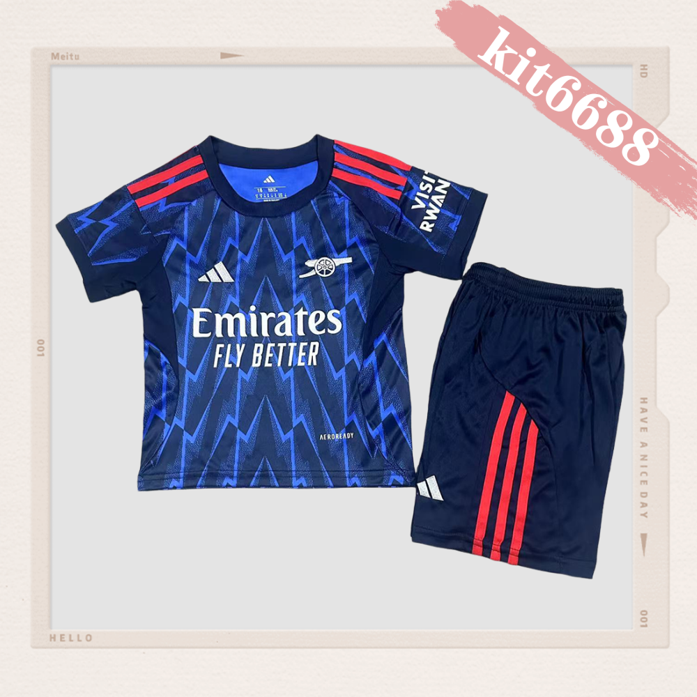 2025/2026 Arsenal Away Football Shirt (Kid's Kit socks)
