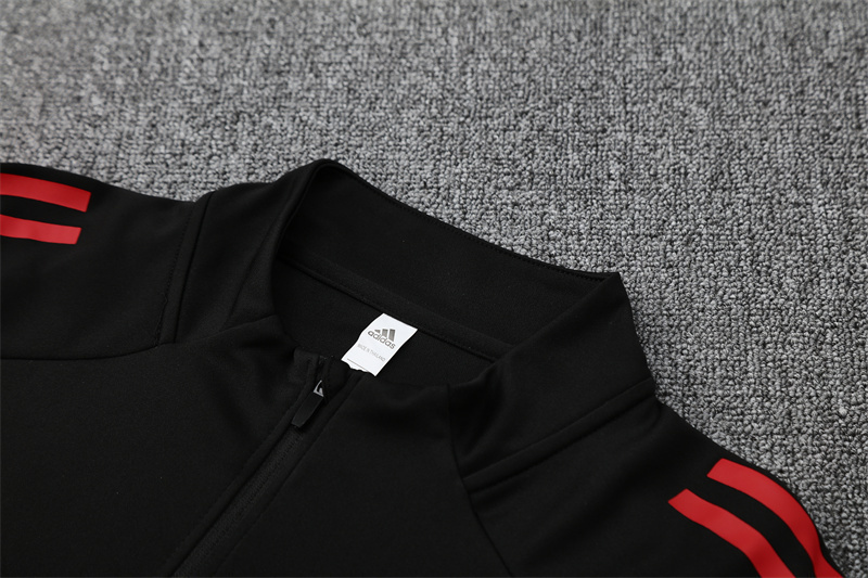 25/26 Liverpool black Half Zip Training Kit (Adult Kids Kit)