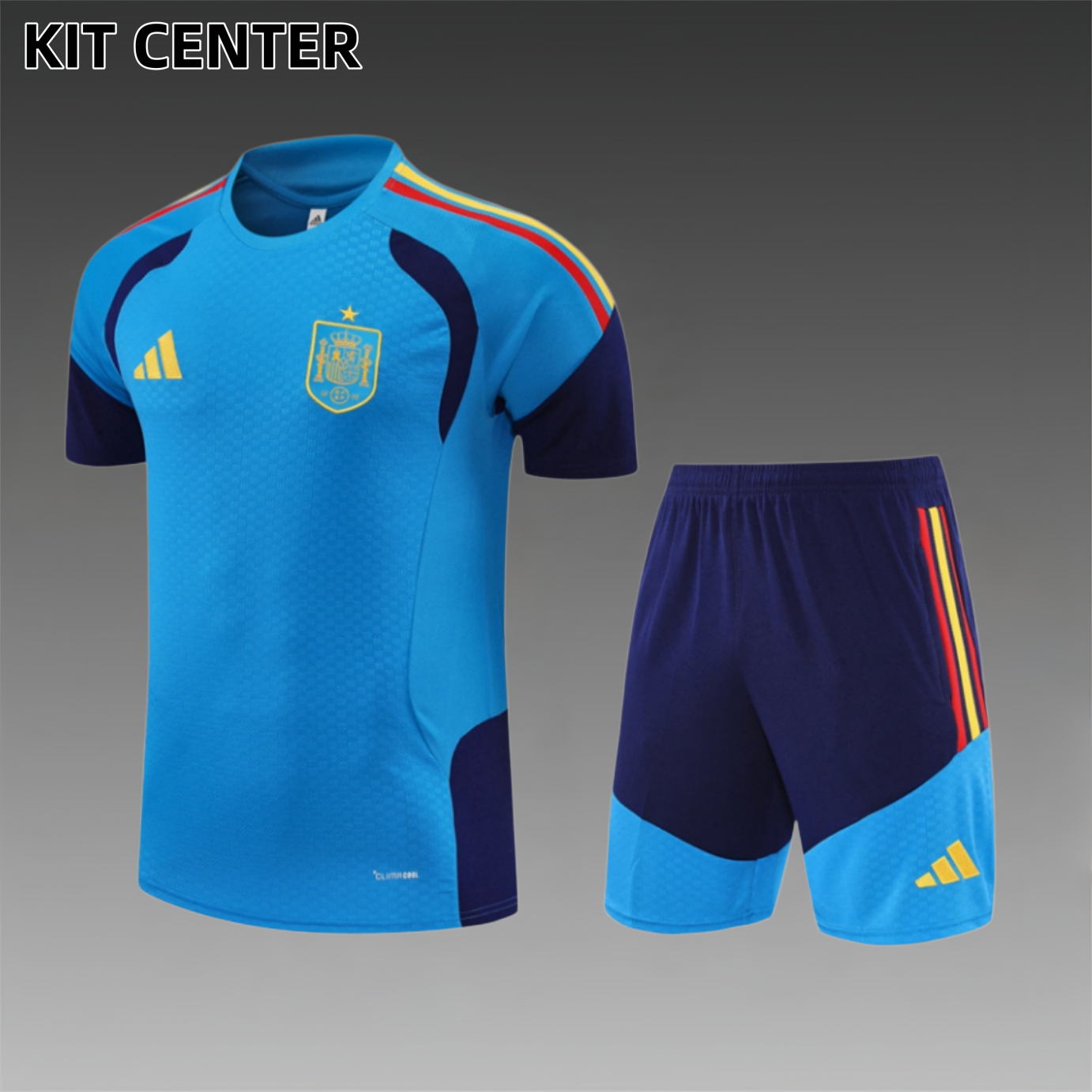 26/27 Spain Hu Lanse  Short Sleeve Training Wear ( Adult kit Kids )