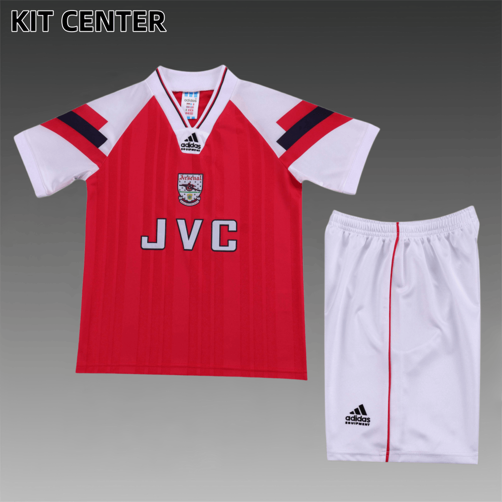 92/92 Arsenal Home Retro Football Shirt (Kids Kit)