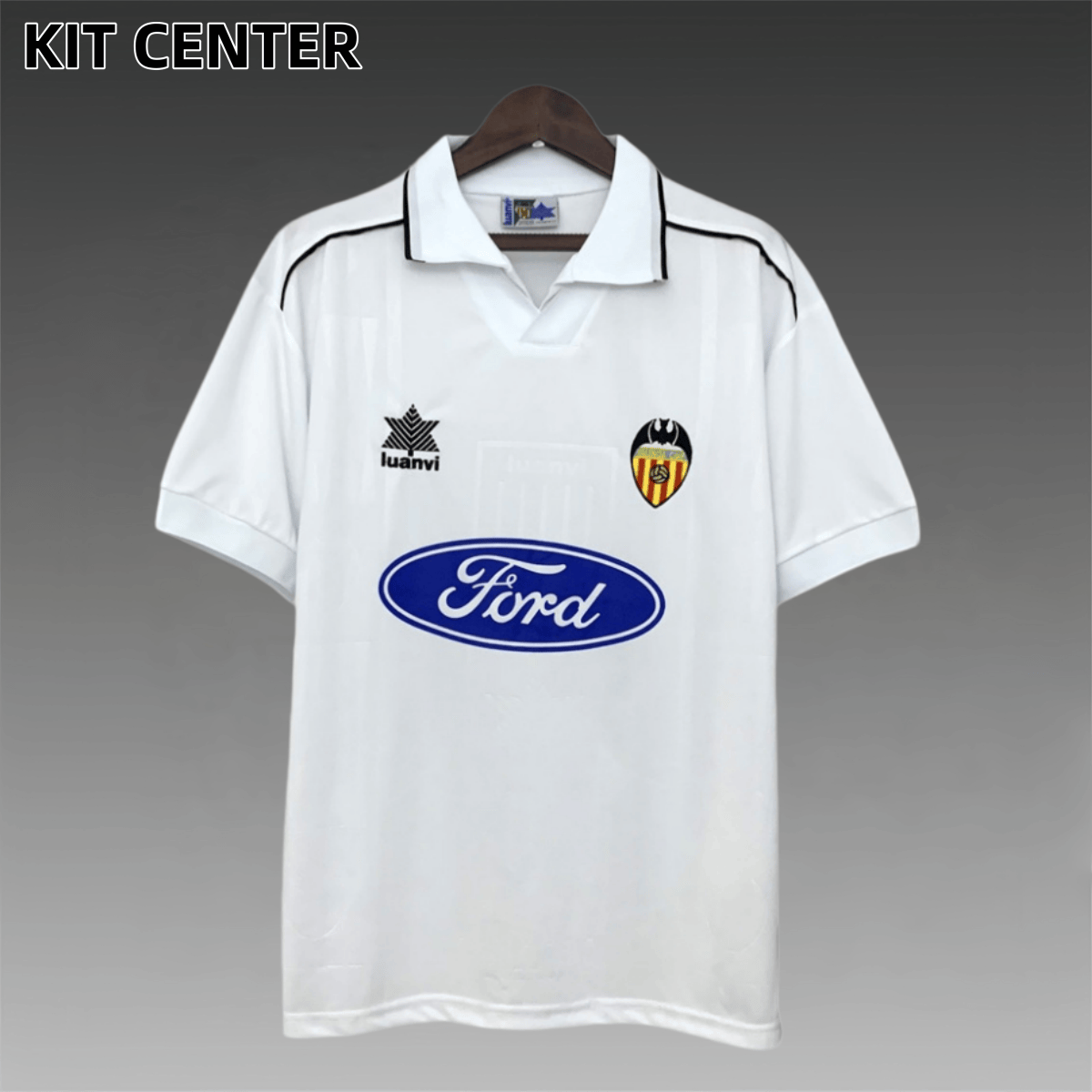1996/1997 Valencia Home Retro Football Shirt