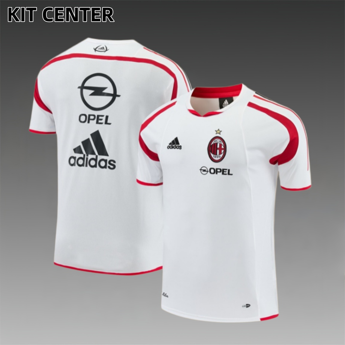 04/05 AC Milan retro training suit short sleeved football shirt