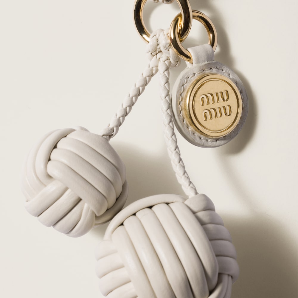 Leather trick with logo