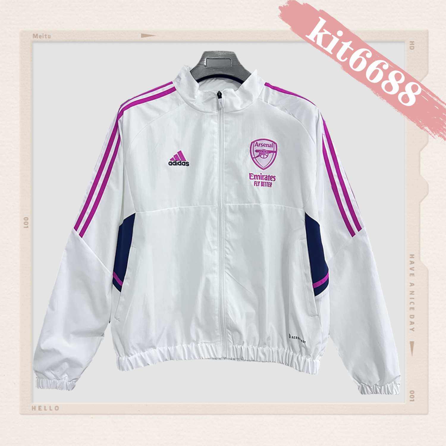 2025/2026 Arsenal embroidered football windbreaker