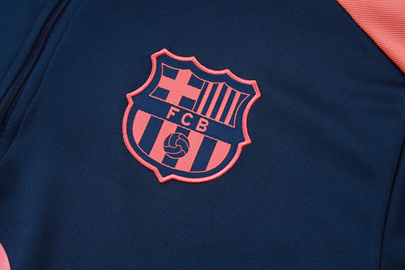 2025/2026 Barcelona Half Zip Tracksuit (Adult Kit)