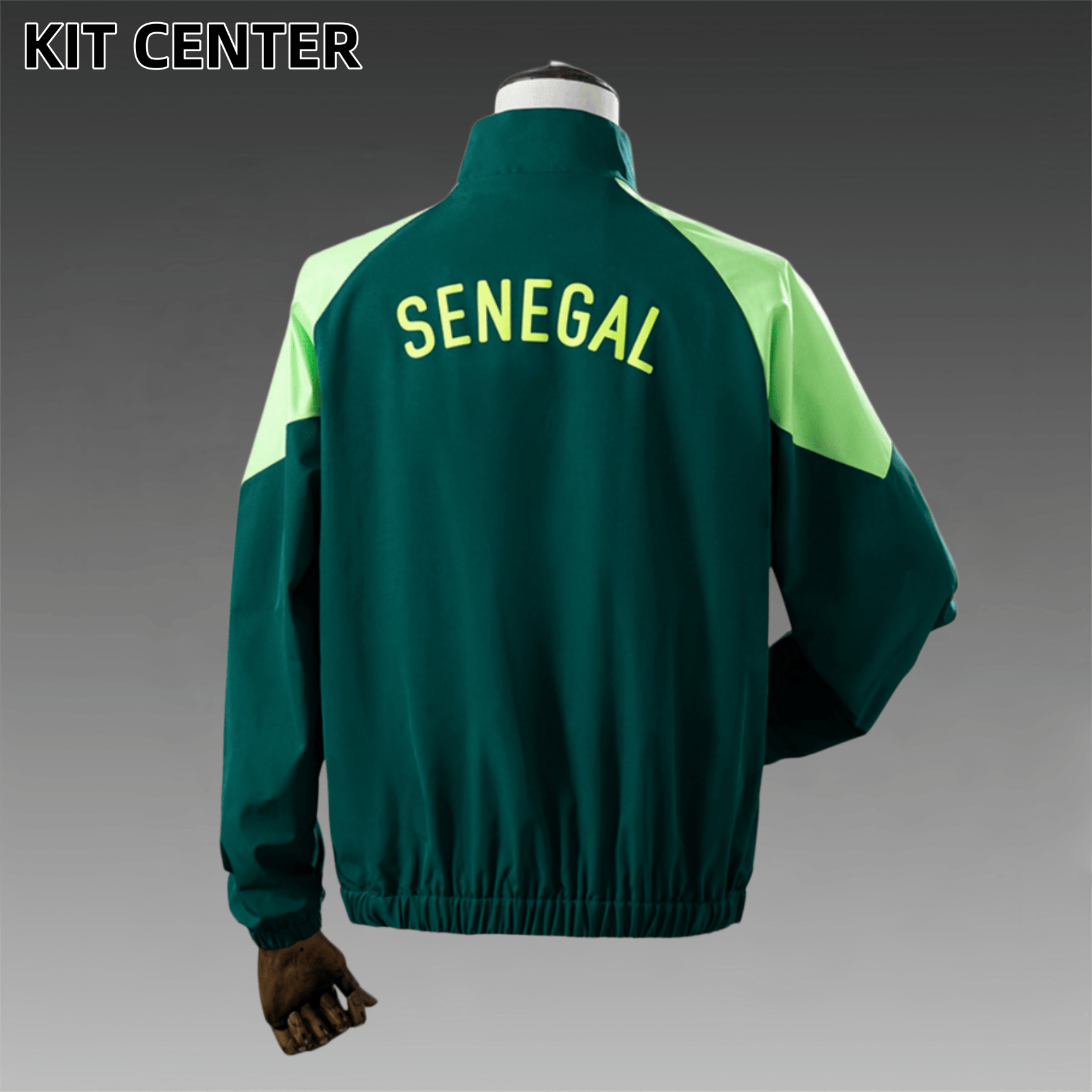 2026 Senegal Dark Green waterproof windbreaker
