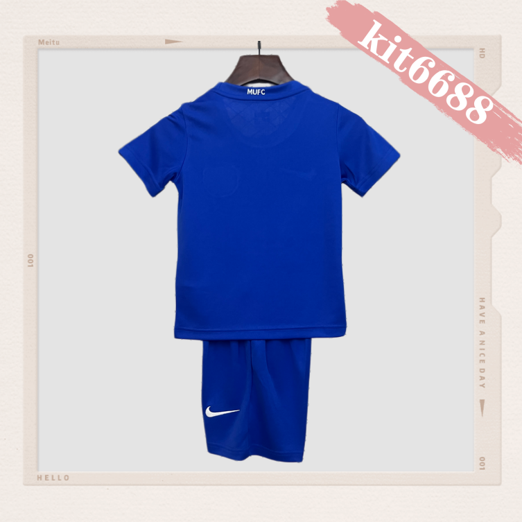 08/09 Manchester United Away Retro Football Soccer Kids Kit