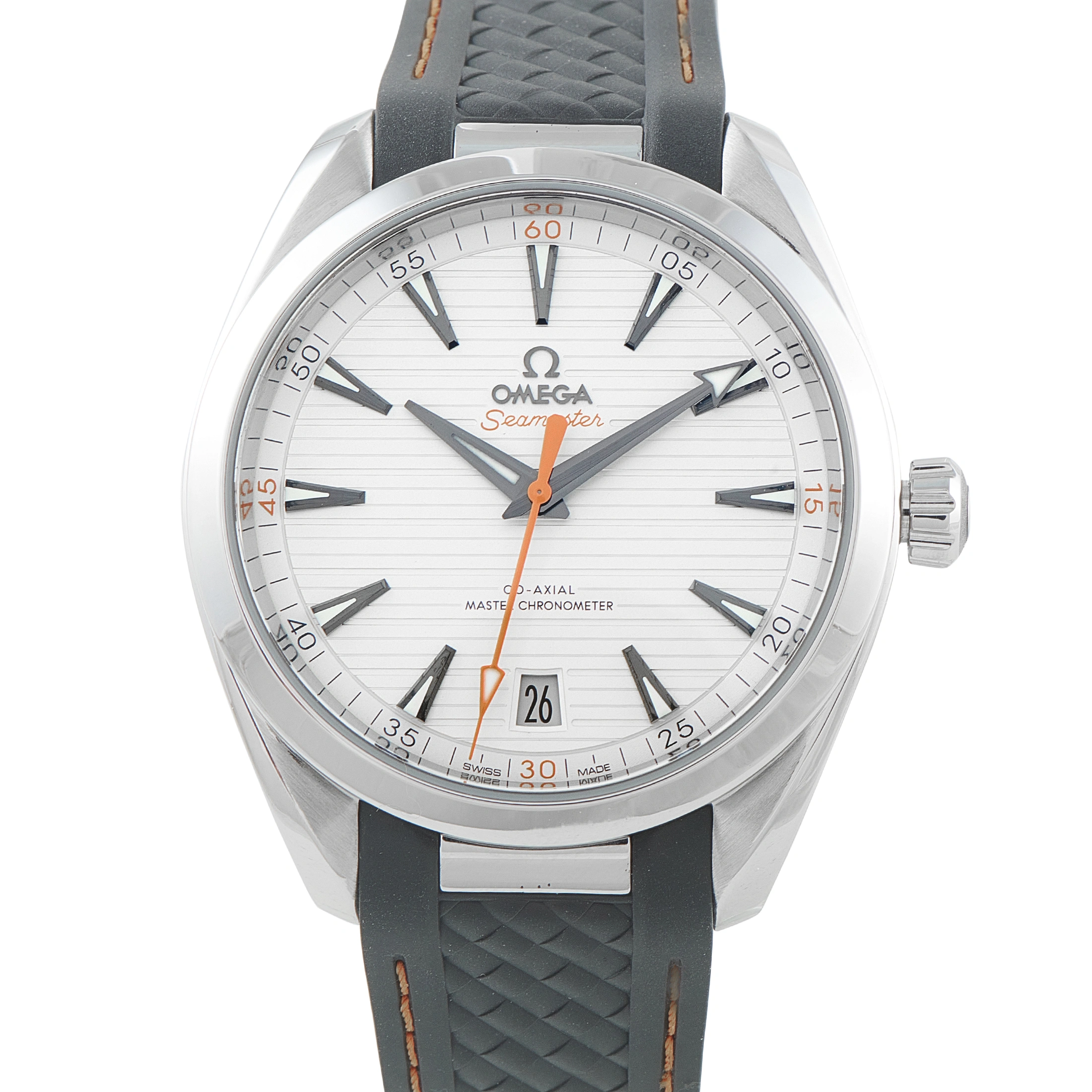OmegaSeamaster Aqua Terra Steel on Rubber Watch 220.12.41.21.02.002