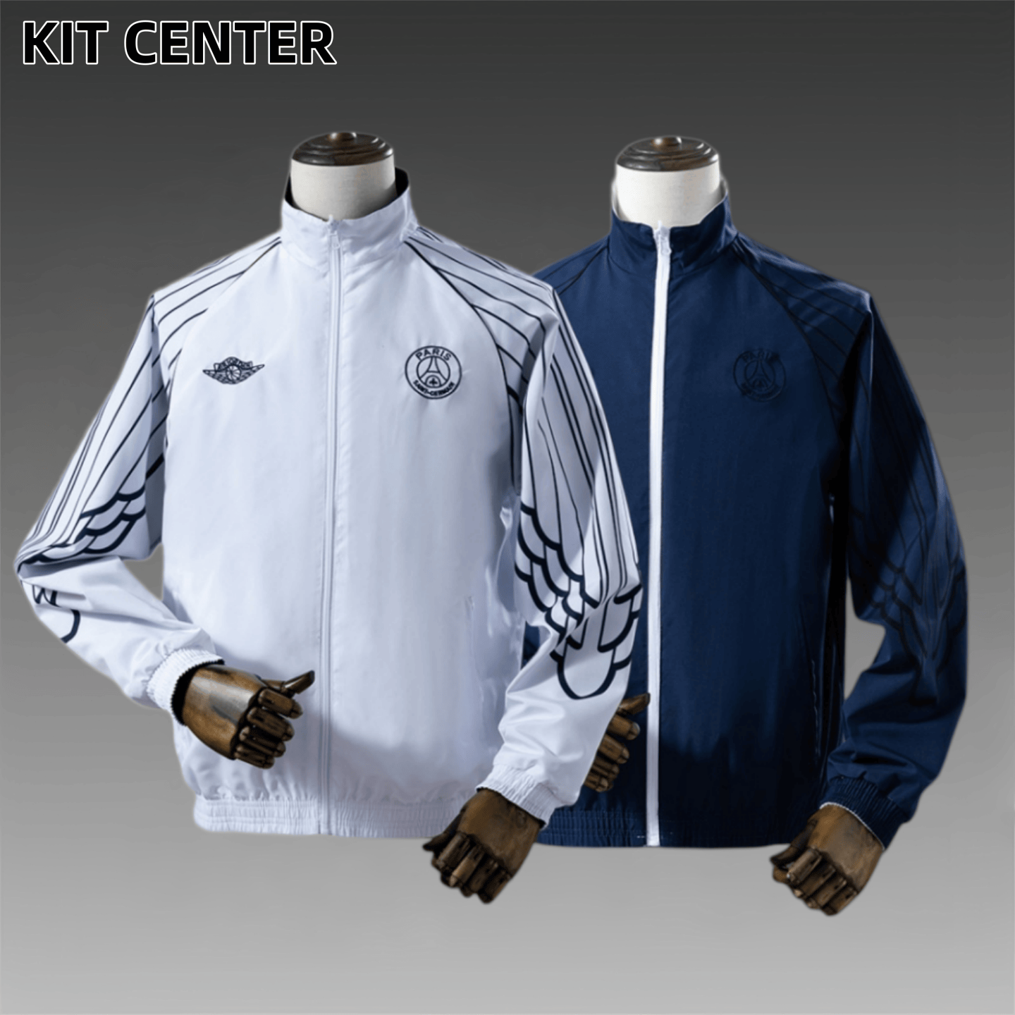 2025/2026 PSG Paris Saint-Germain football double-sided windbreaker