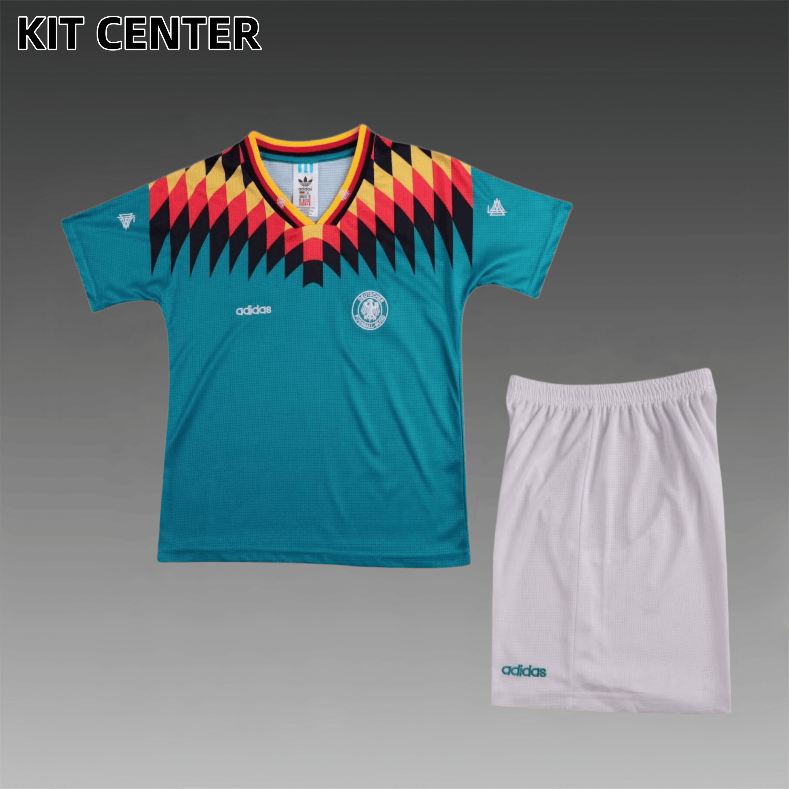 1994 Germany Away Retro Football Shirt ( Kids Kit )