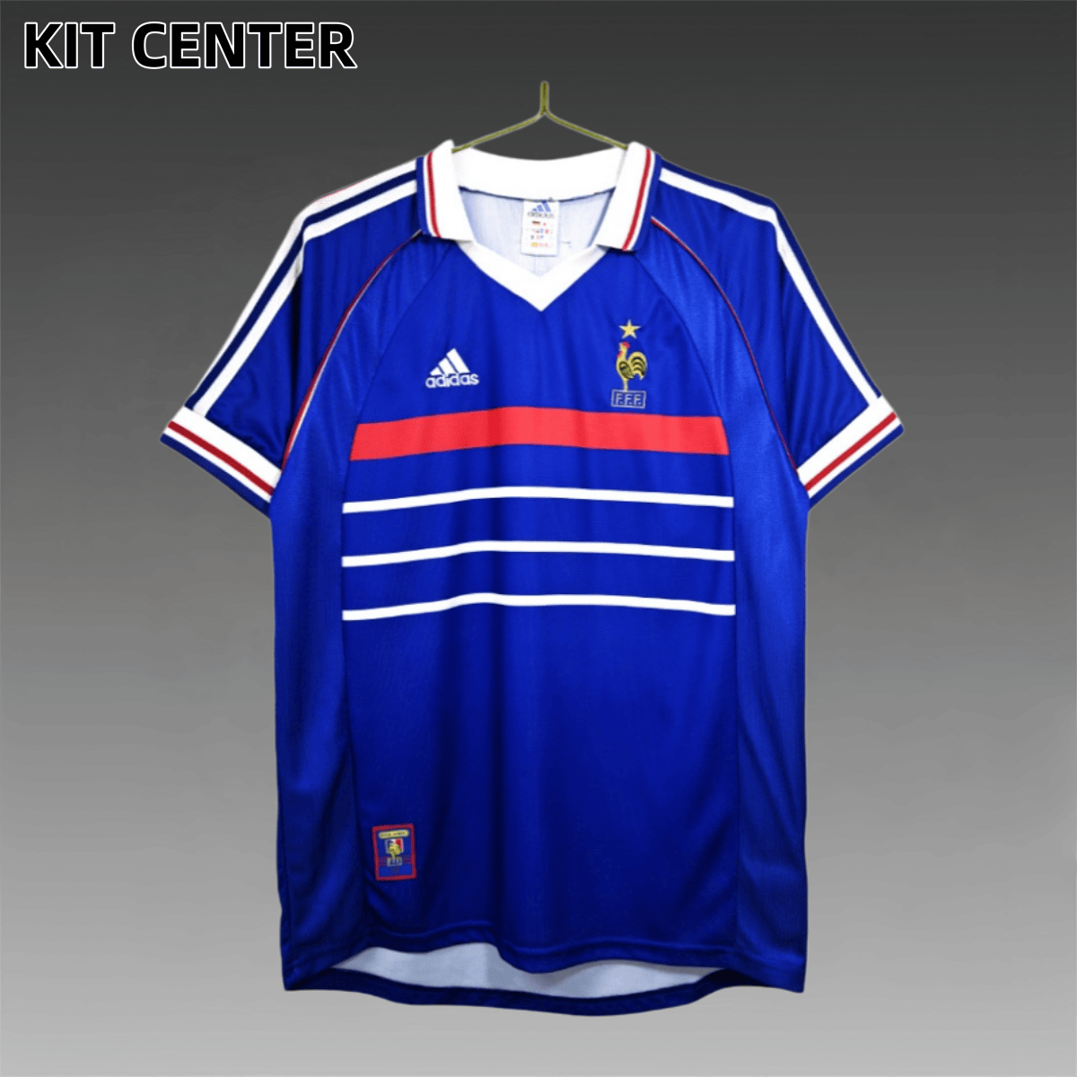 1998 France Away Retro Football Shirt （No English Edition）