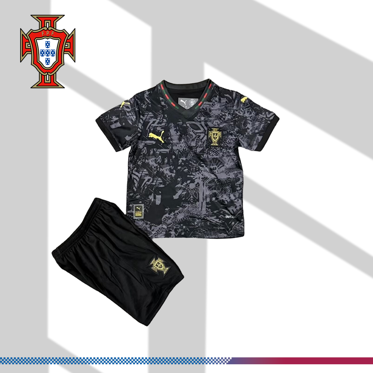 2026 Portugal Special Edition Football Jersey (Kids Kit socks)