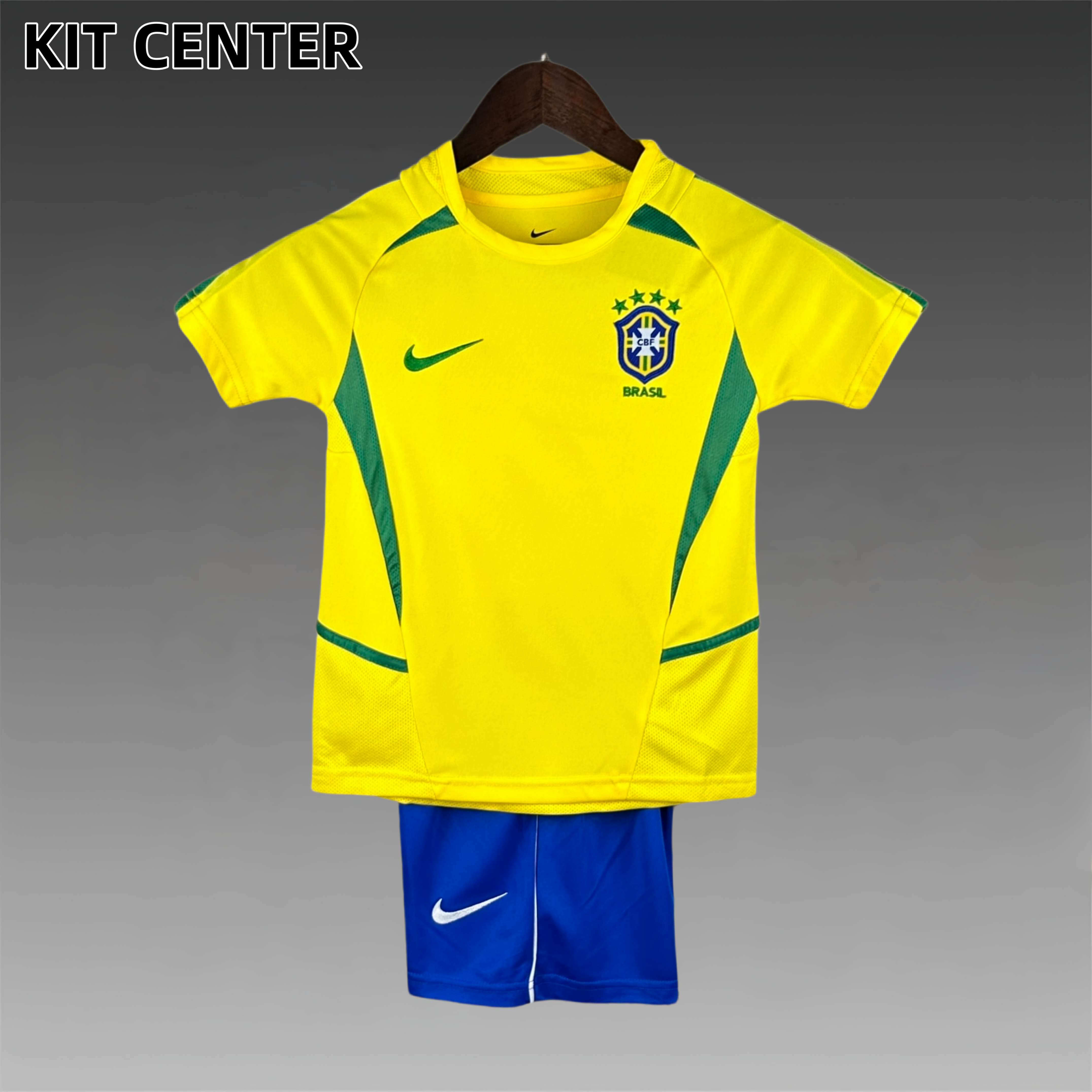 2002 Brazil home Retro Kids Kit