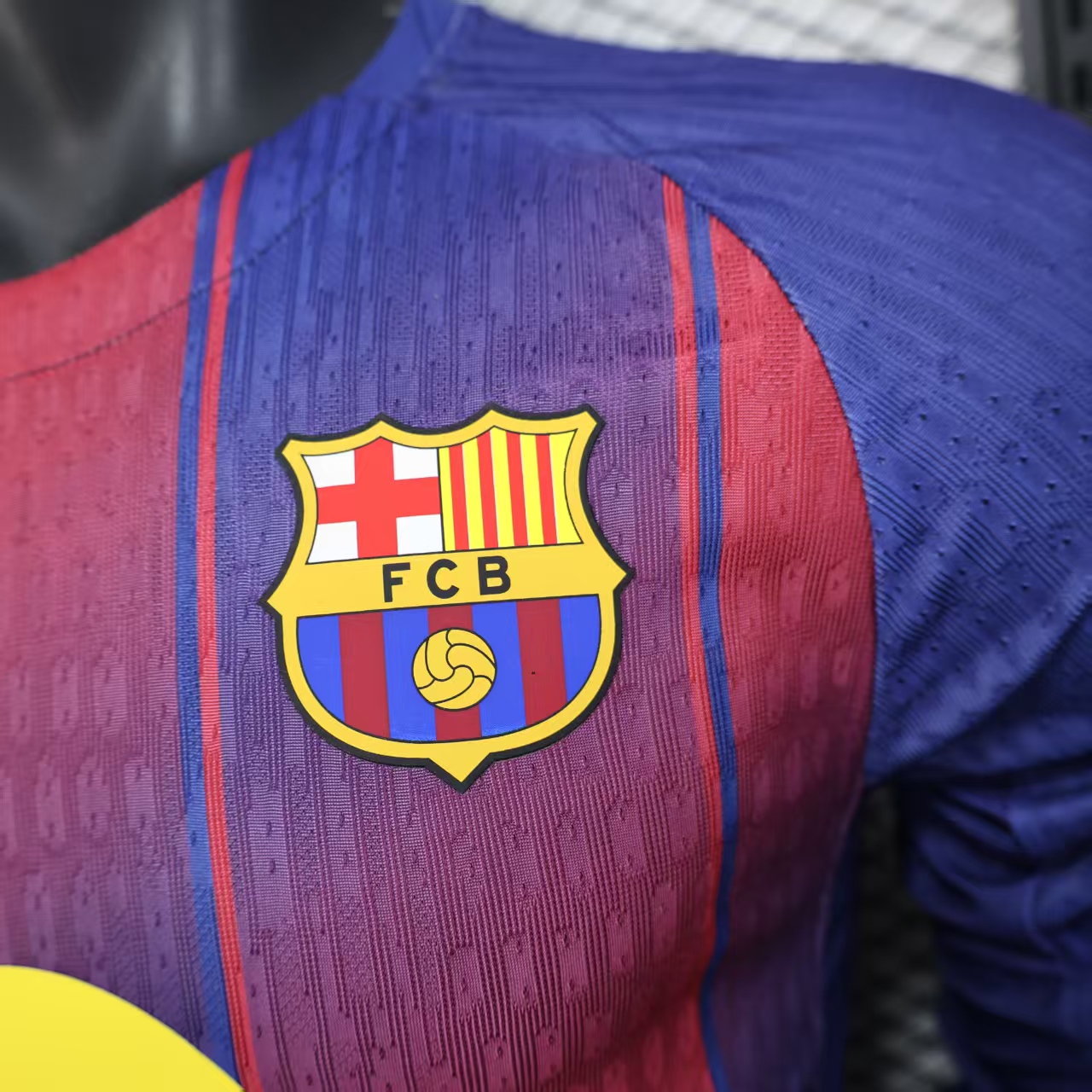 2025/2026 Barcelona Home Long Sleeve Football Jersey（Player）