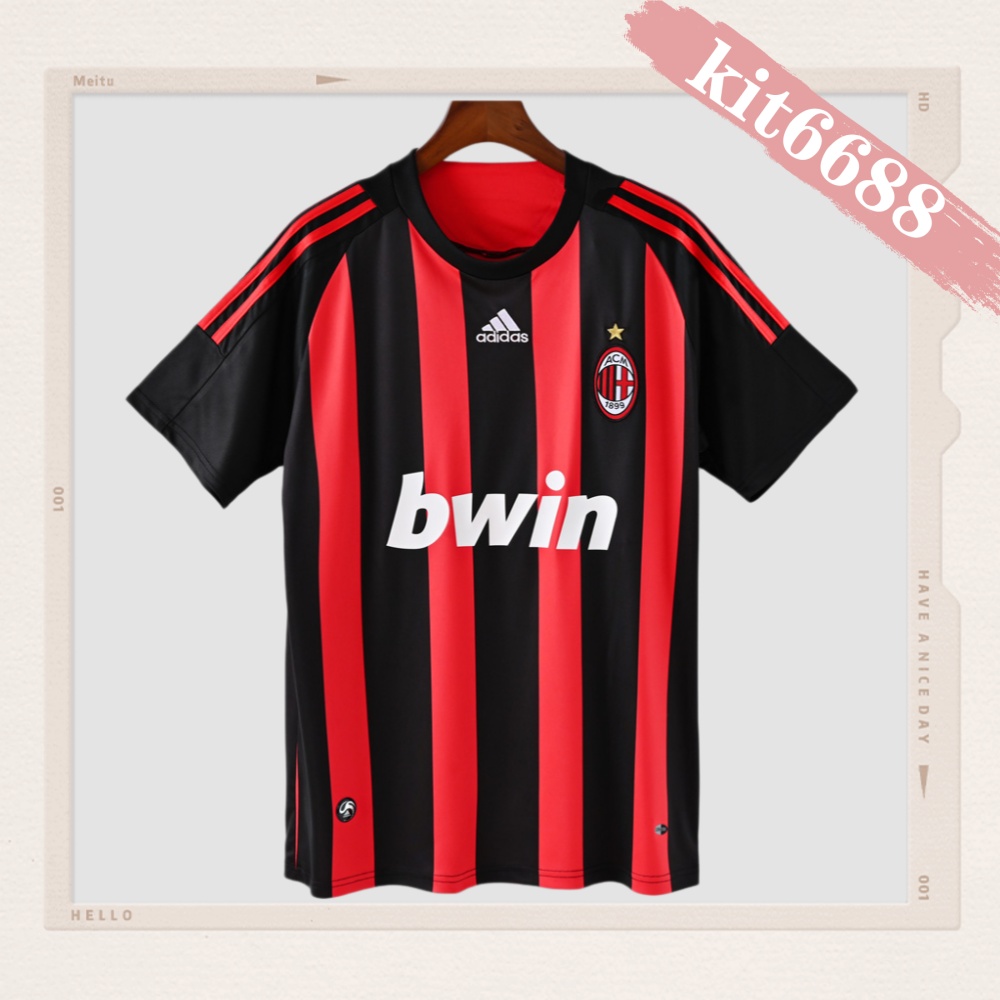 2008/2009 AC Milan Home Retro Football Shirt