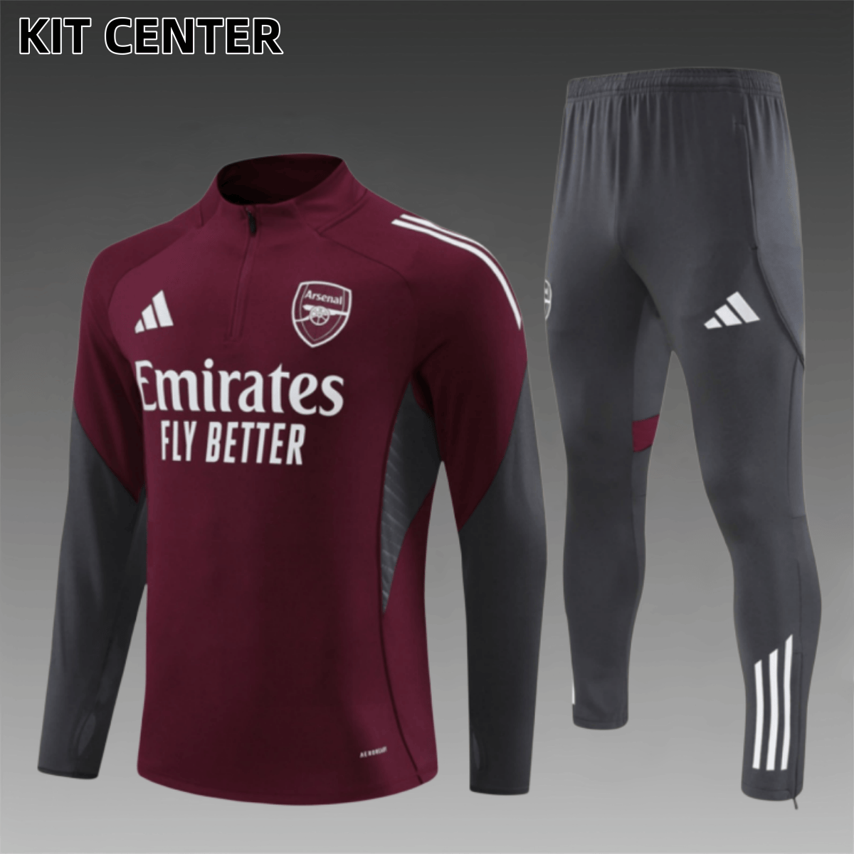 2025/2026 Arsenal Kids Half Zip Training Clothes (Adult Kids Kit)