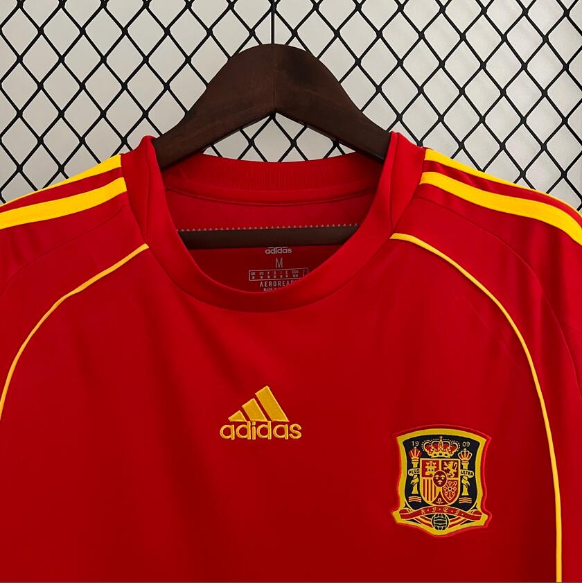 2008 Spain home Retro Football Shirt