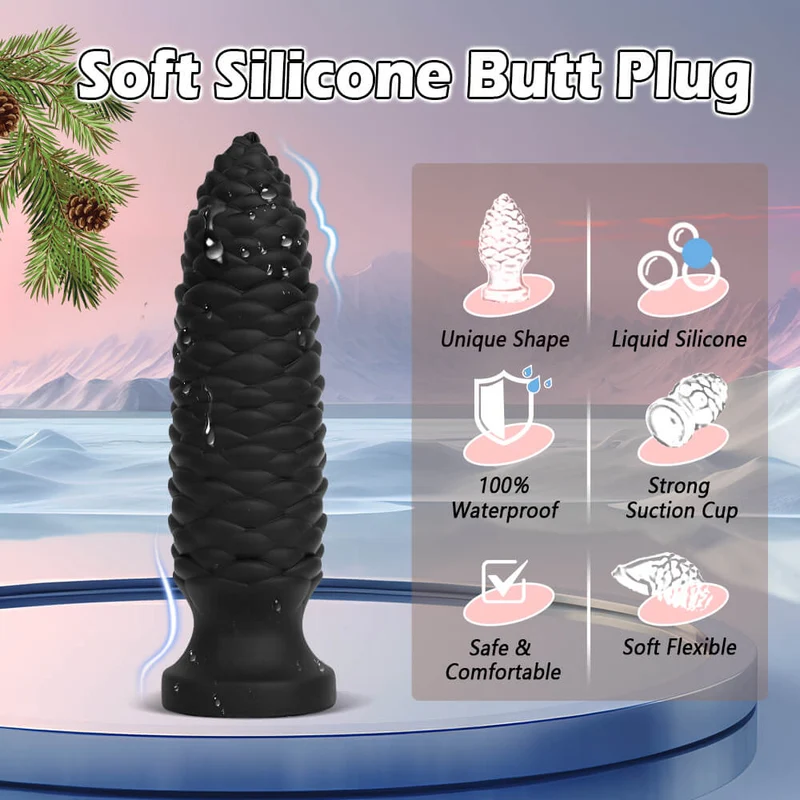 Pinecone Ⅱ - Silicone Huge Butt Plug