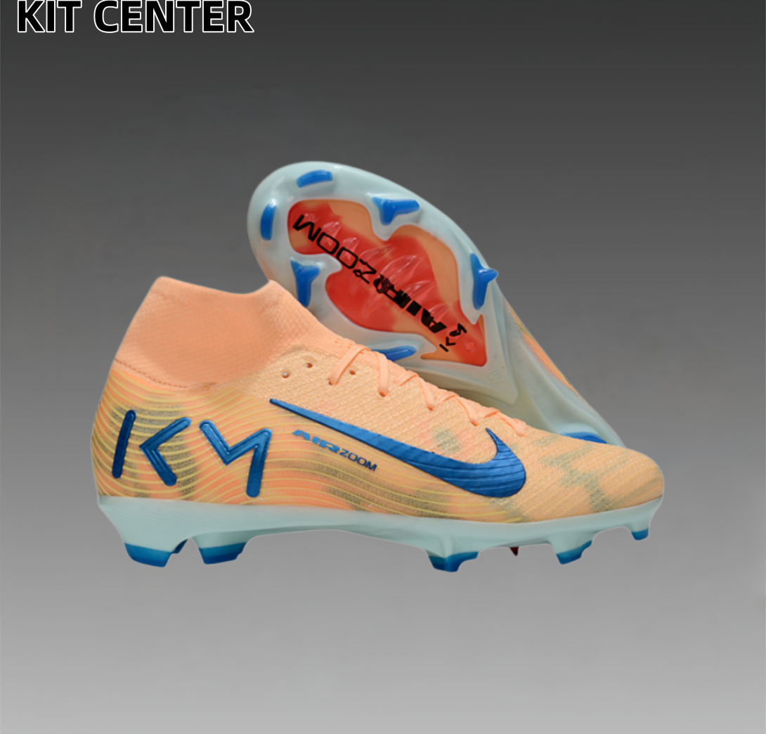 N Air Zoom Mercurial Superfly 10 Elite FG Mbappé Personal Edition - Melon TintNeo TurquoiseIgloo